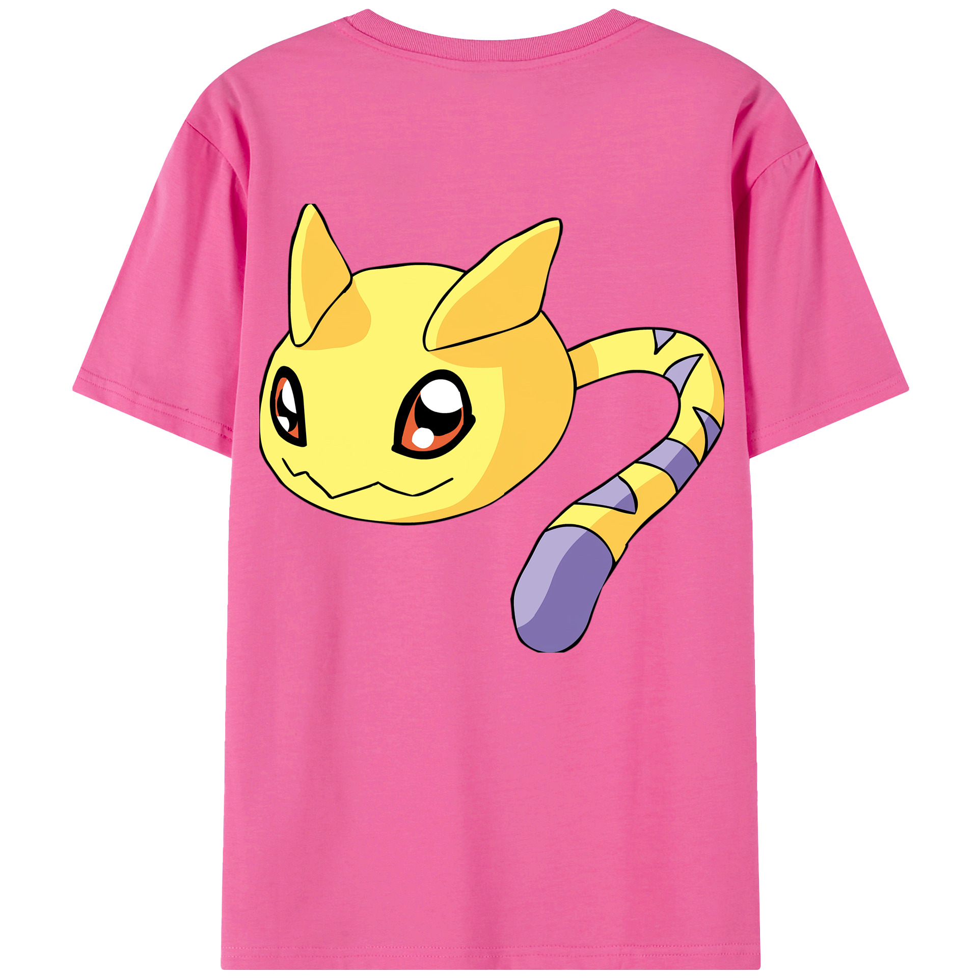 （画像用） Digimon デジタルモンスター/デジモン レディース半袖Tシャツ(バックプリント)